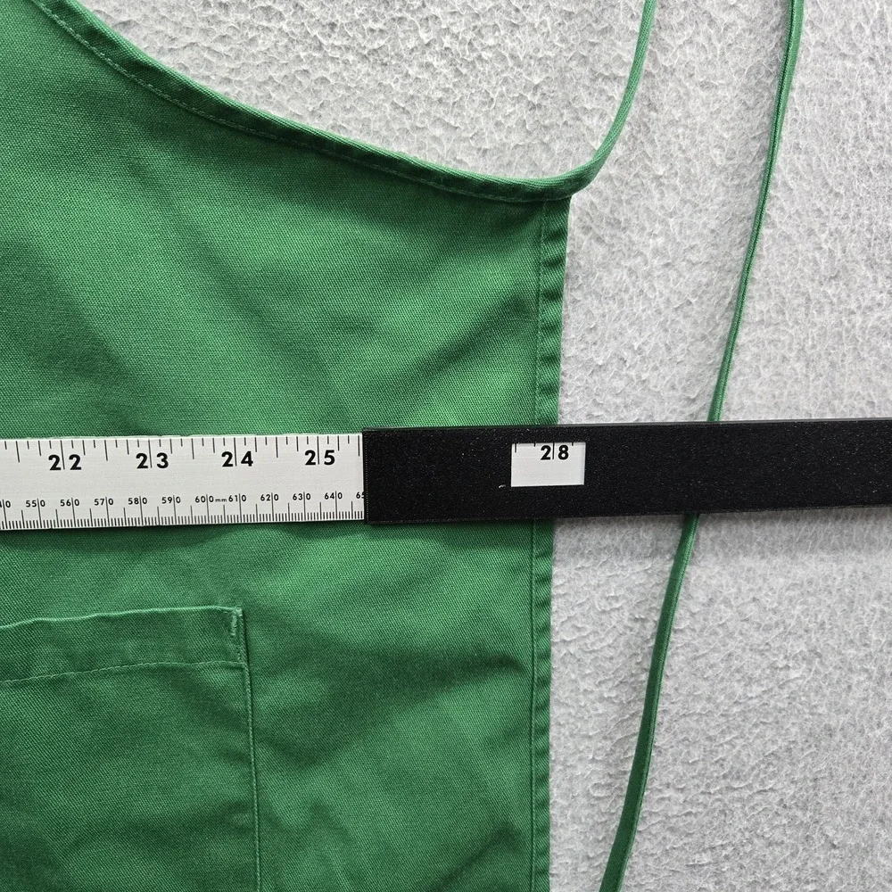 Starbucks Men M Green Embroidered Apron Canvas Workwear READ